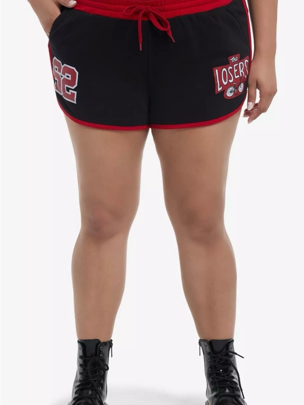 Hot Topic The Losers Club soft Shorts with Red Trim